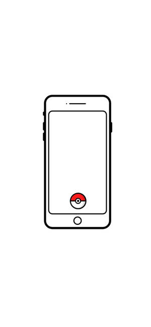 iPhone Blanco Poké Ball — Samsung S23 Fondos de pantalla