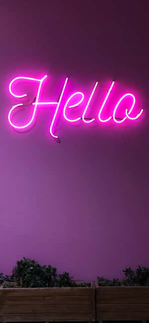 iPhone Lavanda Estético Rosa Neón — Floral iPhone Fondos de pantalla