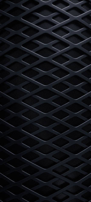 Fondo de pantalla de cuadrícula de rombos negra para iPhone — Pixel 10 Fondos de pantalla