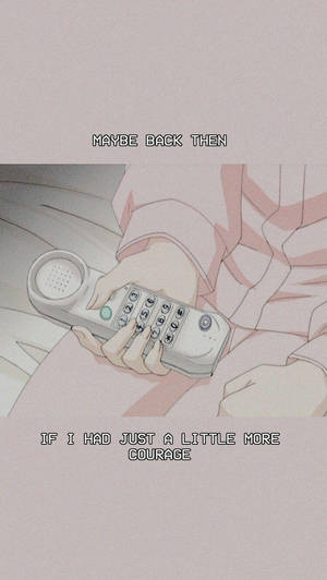 Fondo de pantalla iPhone Rosa Estético Anime Teléfono — Estética rosa iPhone Fondos de pantalla