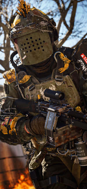 Iphone X Call Of Duty Black Ops Cold War Background — Moto G67 Fondos de pantalla