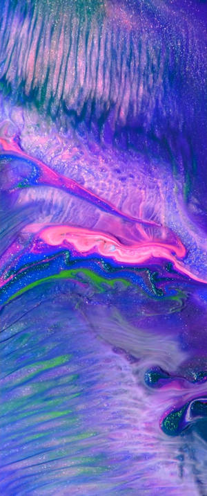 iPhone X Original Ondas Púrpuras — Sony Xperia Fondos de pantalla