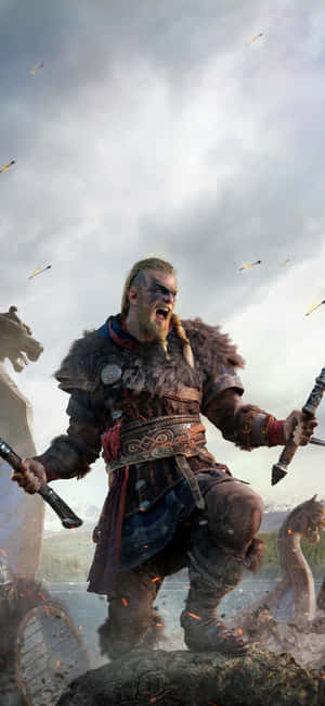 Fondo Iphone Xs Assassin's Creed Valhalla — Realme C75x Fondos de pantalla