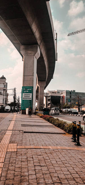 Fondo de pantalla Jakarta Ramah Bersepedah — 19.5:9 Fondos de pantalla