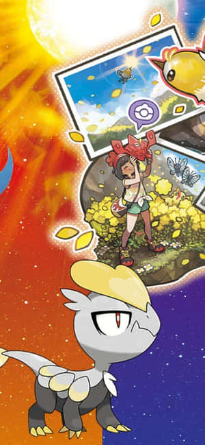 Jangmo-o en Pokémon Sol y Luna — Vivo X300 Pro Fondos de pantalla