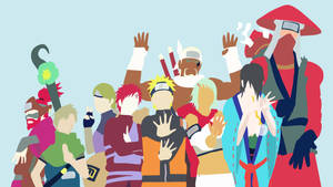 Fondo de pantalla minimalista de Jinchurikis de Naruto 4K — Estético minimalista GIF Fondos de pantalla