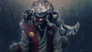 Fondo de pantalla oscuro de Jiraiya cosplay de Naruto Shippuden.
