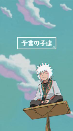 Jiraiya entrenando a Naruto estético