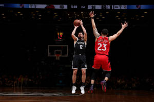 Fondo de pantalla de Joe Harris contra Vanvleet — Medianoche Fondos de pantalla