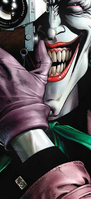 Joker Golpe Agujero — iPhone 14 Fondos de pantalla