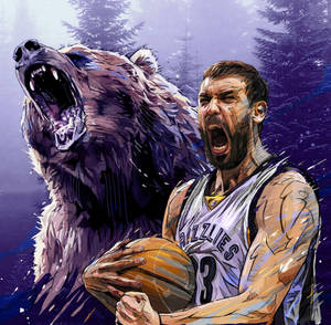 Fondo de pantalla de Marc Gasol y los Grizzlies — Tecno Phantom Fondos de pantalla