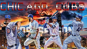 Jugadores de los Chicago Cubs con Anthony Rizzo — GIF de escritorio Fondos de pantalla