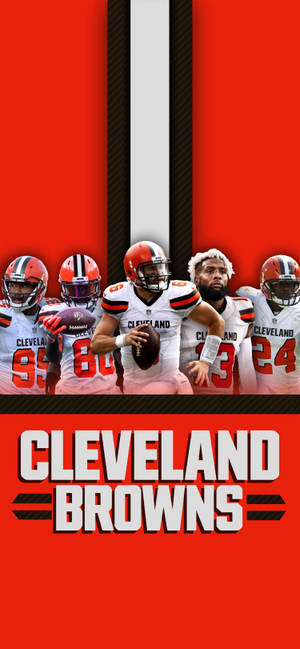 Fondo de pantalla Jugadores de los Cleveland Browns — iPhone 15 Plus Fondos de pantalla