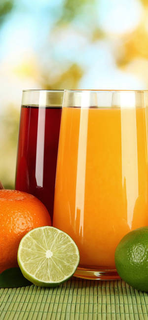 Fondo de pantalla Jugos de Naranja y Lima — iPhone 16 Pro Max Fondos de pantalla
