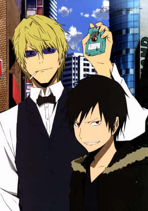 Kasuka Heiwajima posando con un atuendo deslumbrante — Anime kawaii Fondos de pantalla