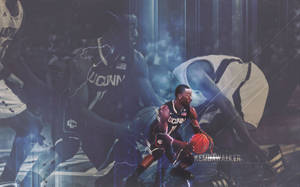 Fondo de pantalla de portada de Kemba Walker UConn Huskies. — Steam Deck Fondos de pantalla