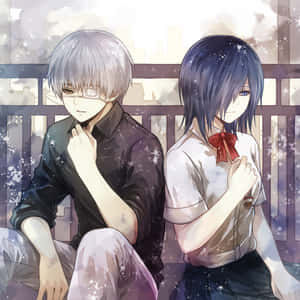 Ken y Touka de Tokyo Ghoul para foto de perfil — Samurái japonés Fondos de pantalla