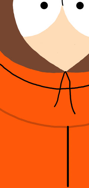 Fondo de pantalla de Kenny McCormick primer plano vector art — iPhone 14 Pro Max Fondos de pantalla