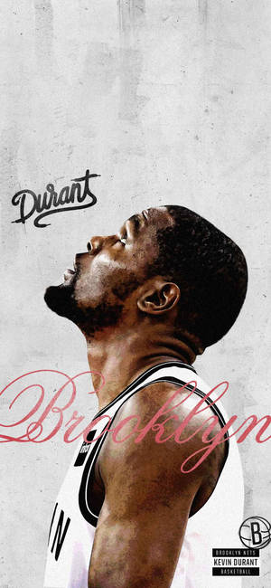 Fondo de pantalla de Kevin Durant Brooklyn Nets — iPhone 17 Pro Fondos de pantalla