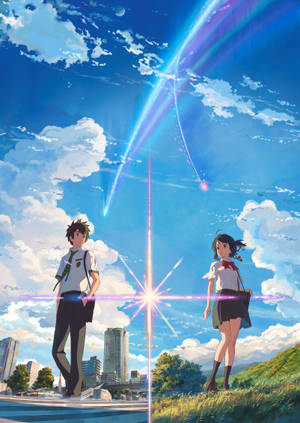 Fondo de pantalla de Kimi No Na Wa Taki y Mitsuha — Naruto y sasuke Fondos de pantalla