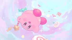 Kirby Estética Kawaii de Videojuego