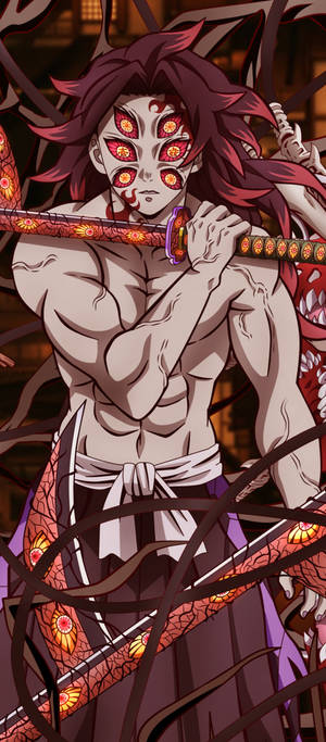 Demon Slayer Kokushibo — Galaxy Z Flip 7 Fondos de pantalla