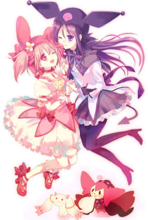 Kuromi y My Melody Mejores Amigas por Siempre — Xiaomi 18 Fold Fondos de pantalla