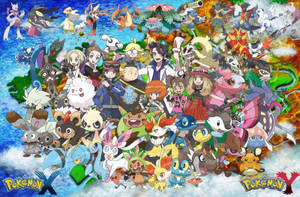 Fondo de pantalla de escritorio HD de personajes Pokémon.