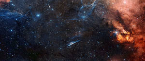 Fondo de pantalla clásico de galaxia con estrellas. — 2560x1080 Fondos de pantalla