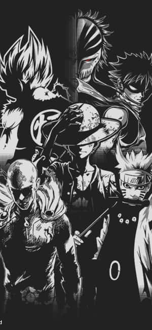 Luffy Blanco y Negro — Galaxia A37 Fondos de pantalla