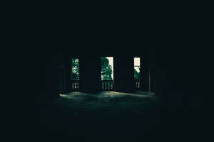 Casa Abandonada Oscura y Tenue — Oscuro Fondos de pantalla
