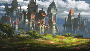 Fondo de pantalla de vista previa de castillo, arquitectura, edificio, arte — iMac Fondos de pantalla