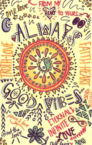 Hippie de los 70 — Galaxy Tab A9+ Fondos de pantalla