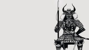 Lanza y Katana de Samurái Japonés — Samurái japonés Fondos de pantalla