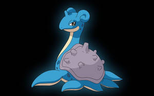 Lapras fondo negro — Anime escritorio Fondos de pantalla