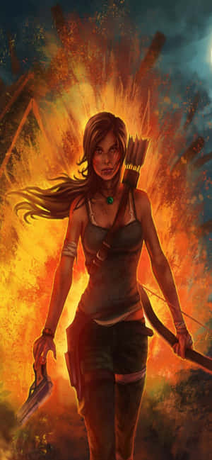 Fondo Iphone Xs Max Rise Of The Tomb Raider — iPhone X Fondos de pantalla