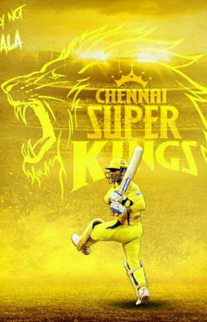 Fondo de pantalla del León Dorado de Chennai Super Kings — Galaxy Tab S10 FE Fondos de pantalla