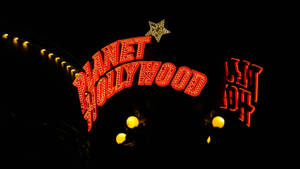 Fondo de pantalla del letrero de Planet Hollywood — Limpio Fondos de pantalla