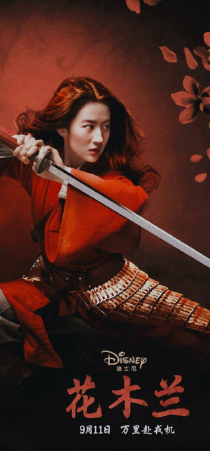 Fondo de pantalla del póster de la película MULAN — iPhone 13 Pro Max Fondos de pantalla