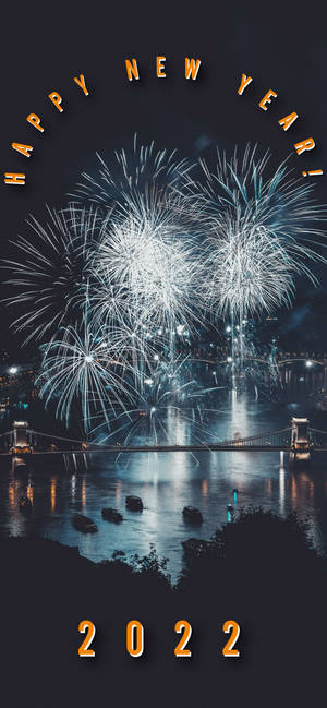 Leyenda: Explosión de Celebración de Feliz Año Nuevo 2022 — iPhone 16 Fondos de pantalla