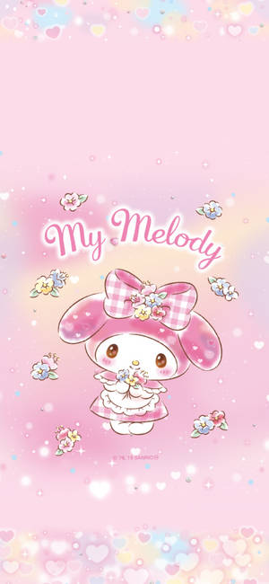 Fondo de pantalla rosa de My Melody — iPhone 15 Pro Fondos de pantalla