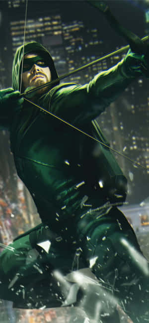 Green Arrow Iphone — 1284x2778 Fondos de pantalla
