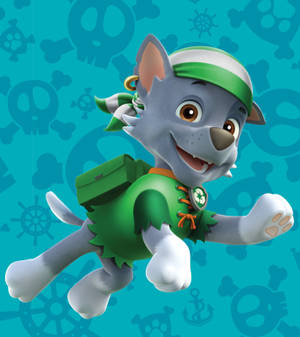 Fondo de pantalla Paw Patrol Pirata Rocky — Motorola Razr Fold Fondos de pantalla