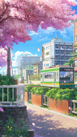 Fondo de Ciudad Anime — Ciudad anime Fondos de pantalla