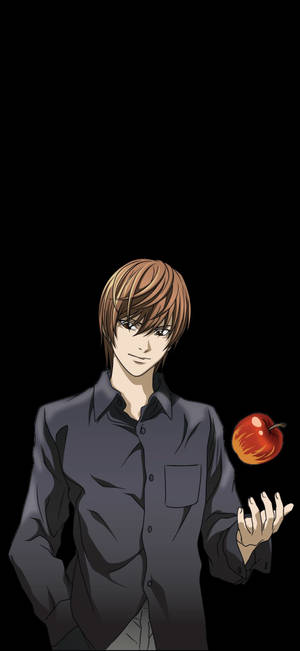Fondo de pantalla de Light Yagami Manzana. — iPhone 12 Pro Fondos de pantalla