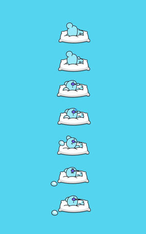 Lindos BT21 Koya Durmiendo — Galaxy Tab S11 Fondos de pantalla