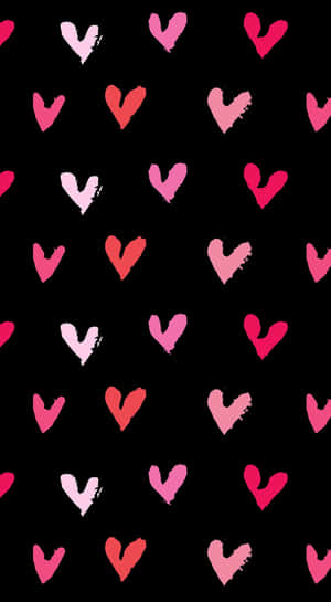 Lindos corazones pequeños patrón de San Valentín