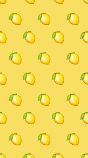 Lindos mangos color amarillo pastel en patrón — Amarillo pastel Fondos de pantalla