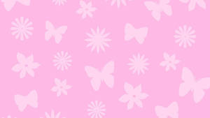 Fondo de pantalla de lindos patrones rosas de niña — Estética rosa pastel Fondos de pantalla