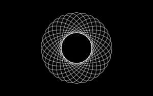 Óvalo — Blanco y negro estético Fondos de pantalla